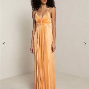 ALC Aries dress gown pleated mandrian size 8